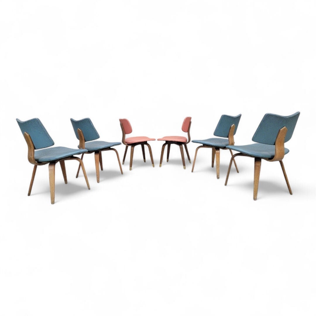 MCM Bentwood Dining Chairs By Thonet - 6 - 6