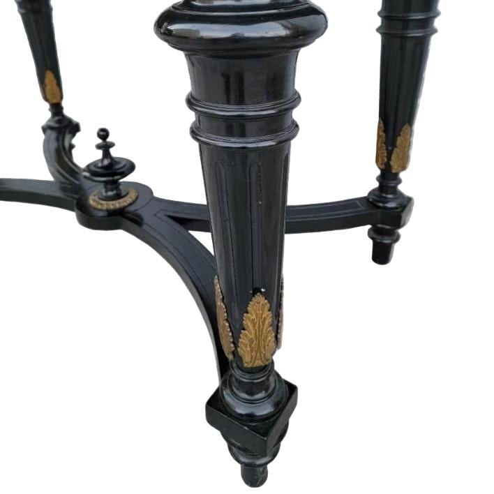 Vintage French Napoleon III Style Bonheur Du Jour Writing Desk - 5