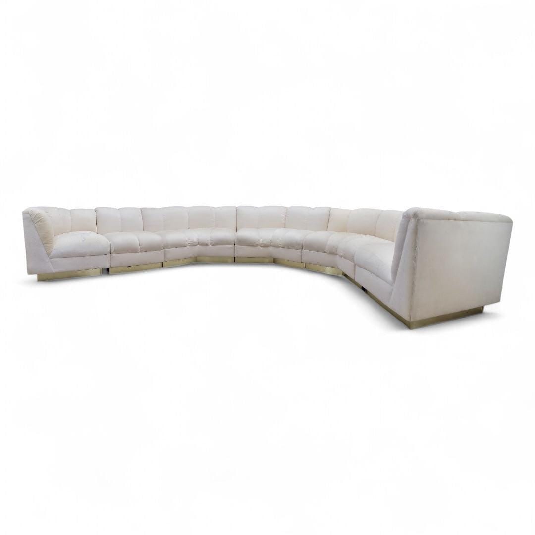 Vintage Modern 6 Piece Sectional Sofa for Reupholstery (1 of 7)