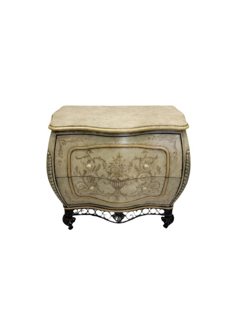 Vintage Italian Venetian Style Bombe Chest by Collezione Europa (1 of 7)
