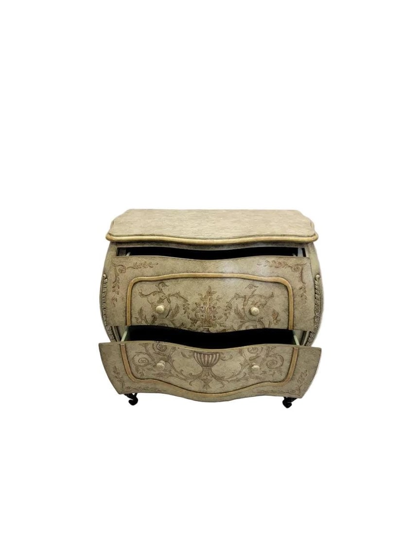 Vintage Italian Venetian Style Bombe Chest by Collezione Europa - 5