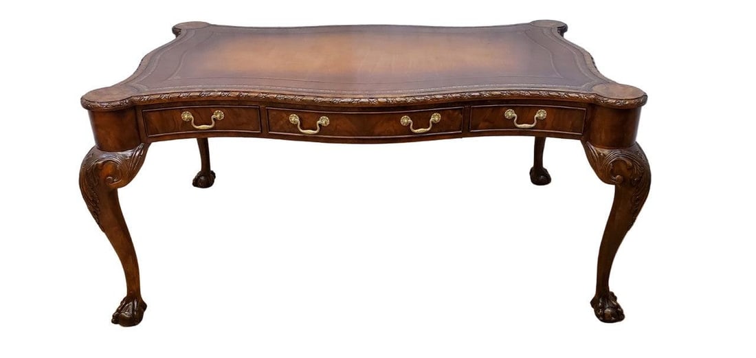 Vintage Chippendale Style Desk by Maitland Smith (1 of 7)