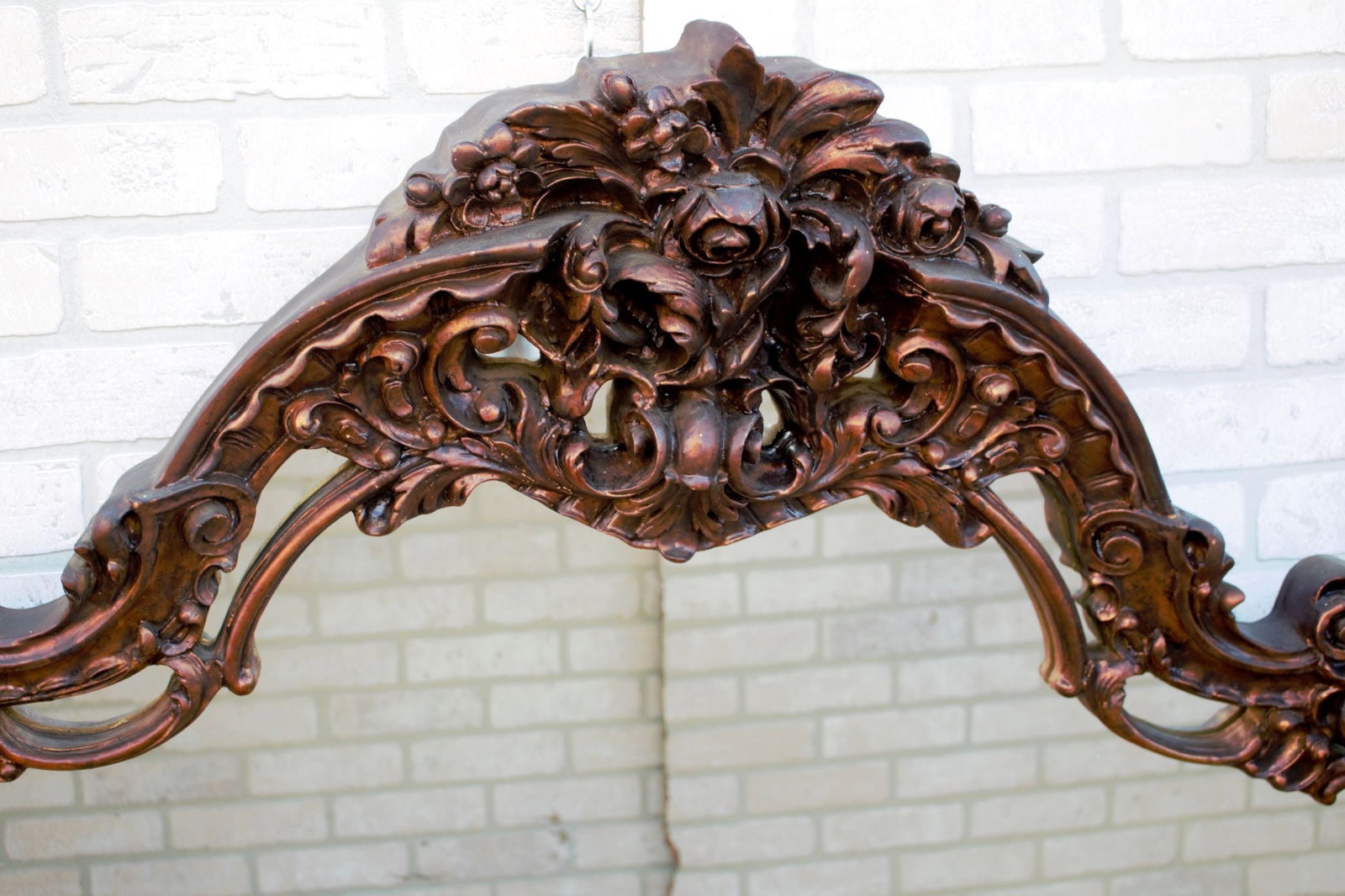 Vintage Italian Ornate Wall Mirror - 3