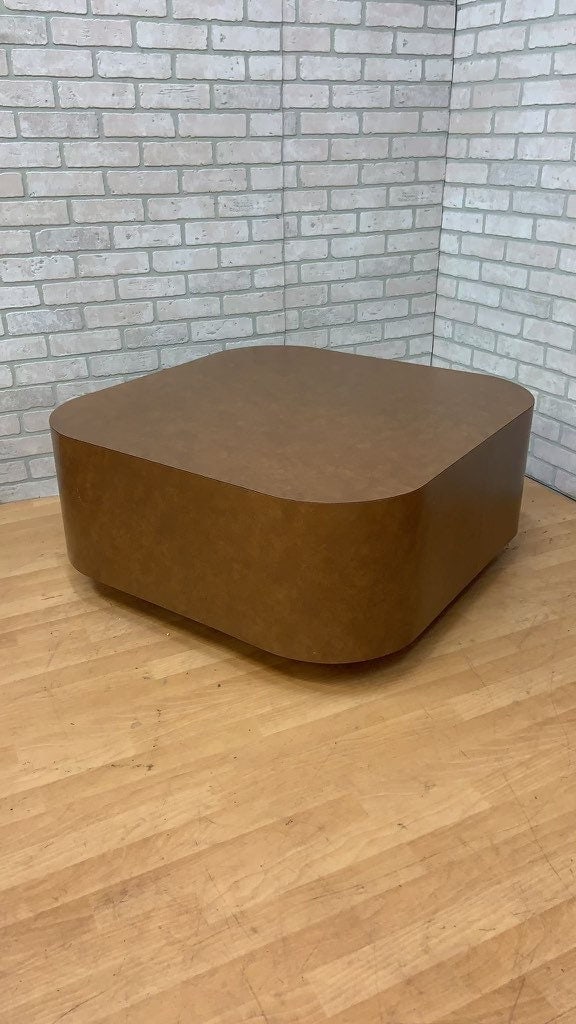 Postmodern Coffee Side Table with Wood Laminate Surface (1 of 7)