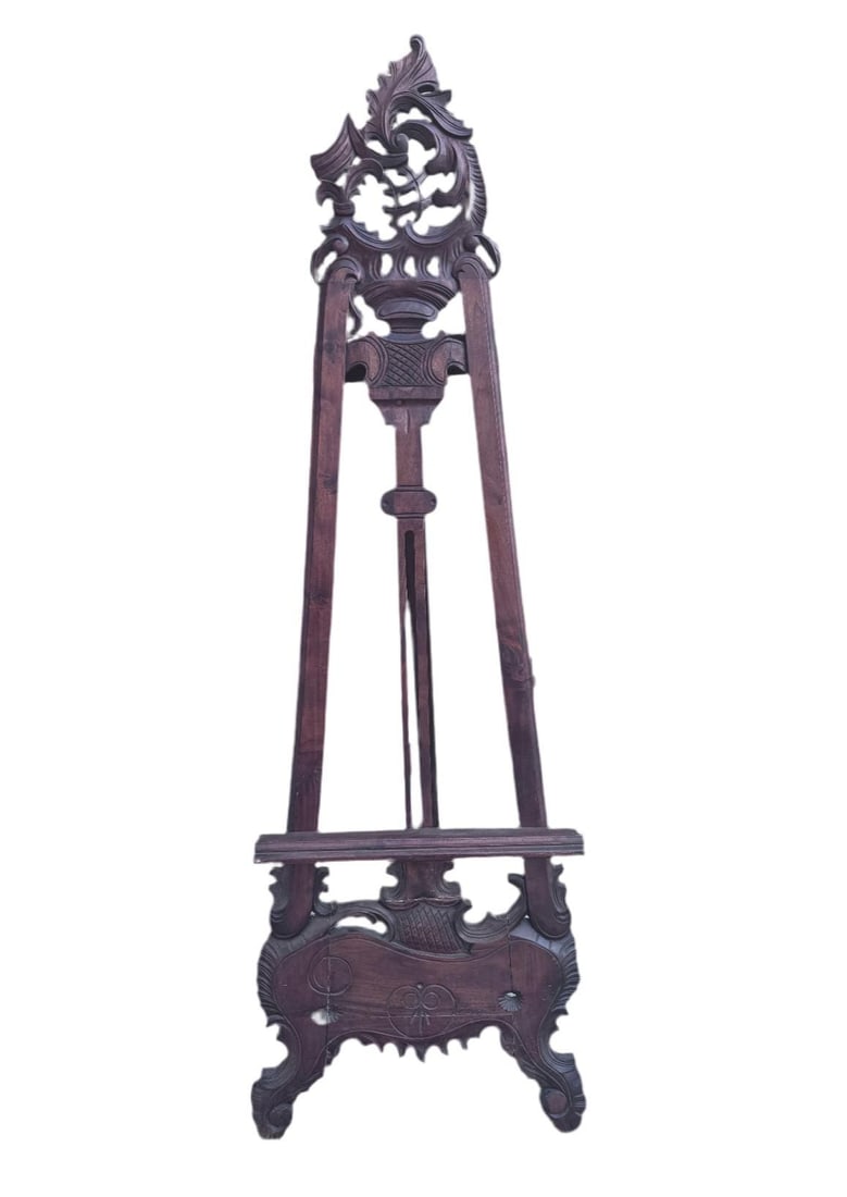 Antique Victorian Style Mahogany Table Top Victorian Easel (1 of 7)