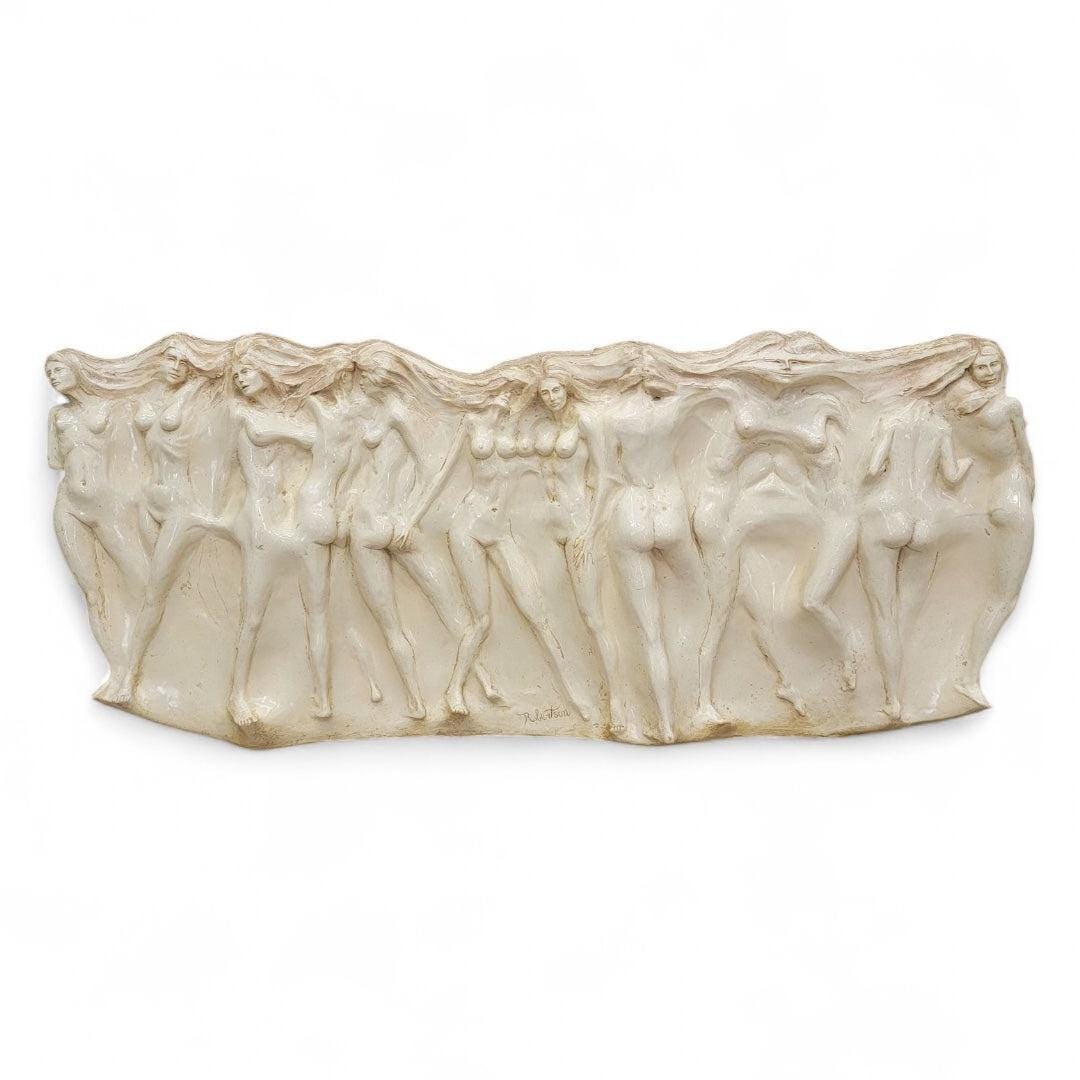 MCM Figural Revelers Of Nymphs Style Wall Art Decor (1 of 7)