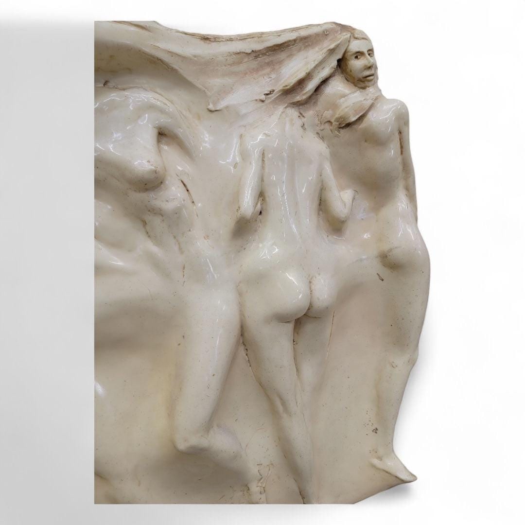 MCM Figural Revelers Of Nymphs Style Wall Art Decor - 5