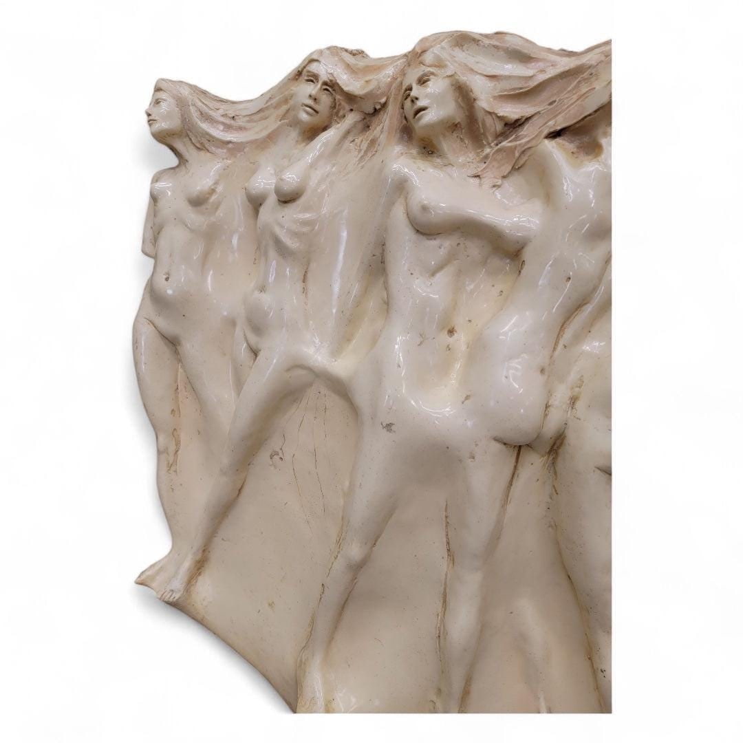 MCM Figural Revelers Of Nymphs Style Wall Art Decor - 6