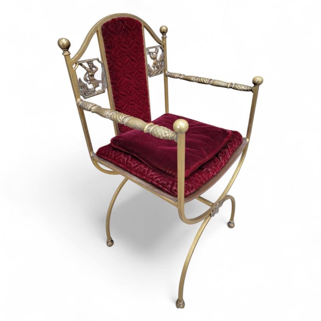 Antique Art Deco Oscar Bruno Bach Savonarola Chair (1 of 7)