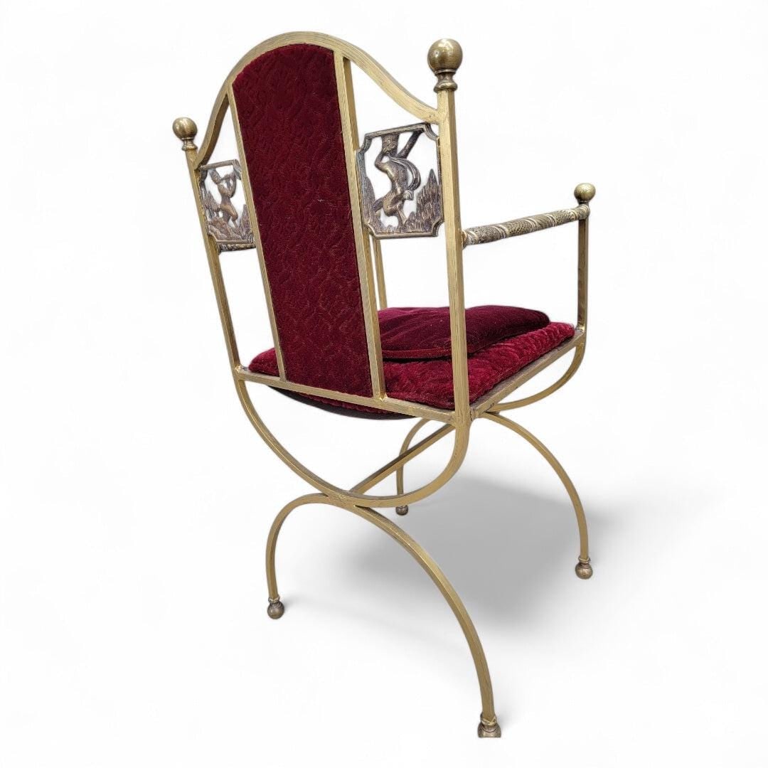 Antique Art Deco Oscar Bruno Bach Savonarola Chair - 6