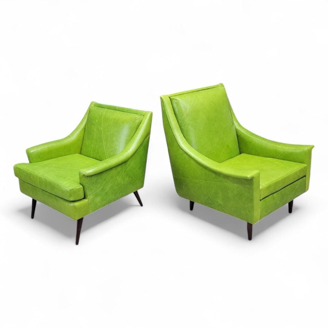 MCM Kroehler Club Chairs Newly Reupholstered - Set of 2 - 2