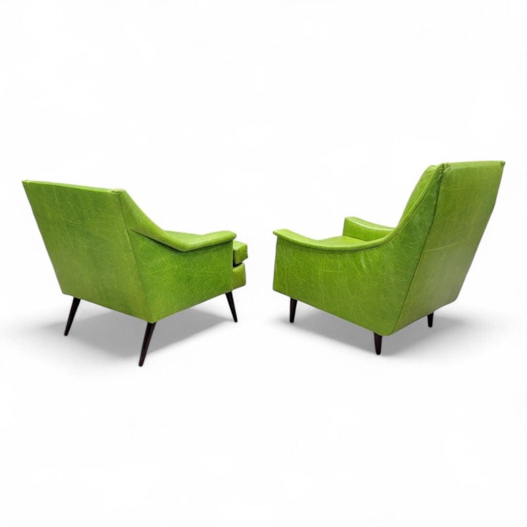 MCM Kroehler Club Chairs Newly Reupholstered - Set of 2 - 7