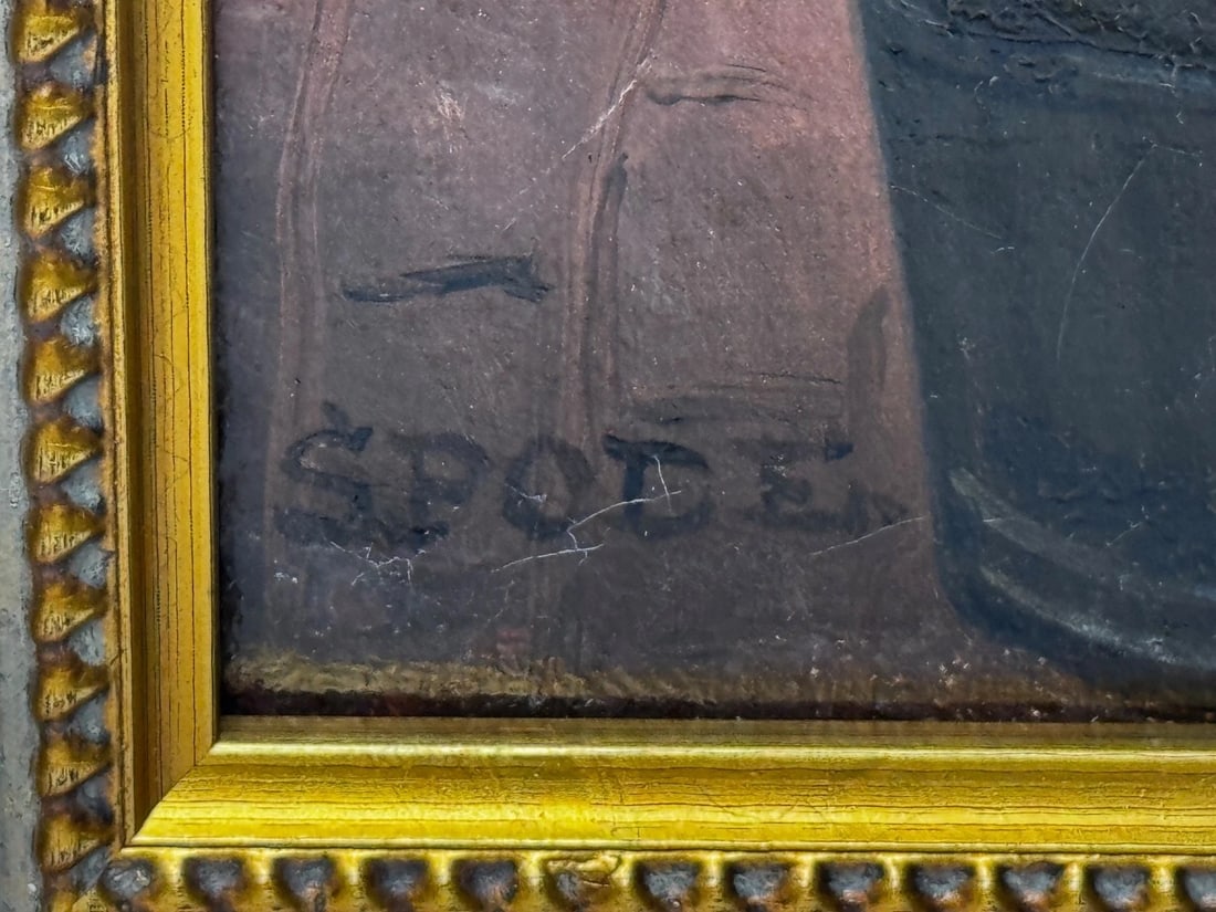 Equine Oil Painting Horse Portrait William The Conqueror by Samuel Spode C1840 - 18