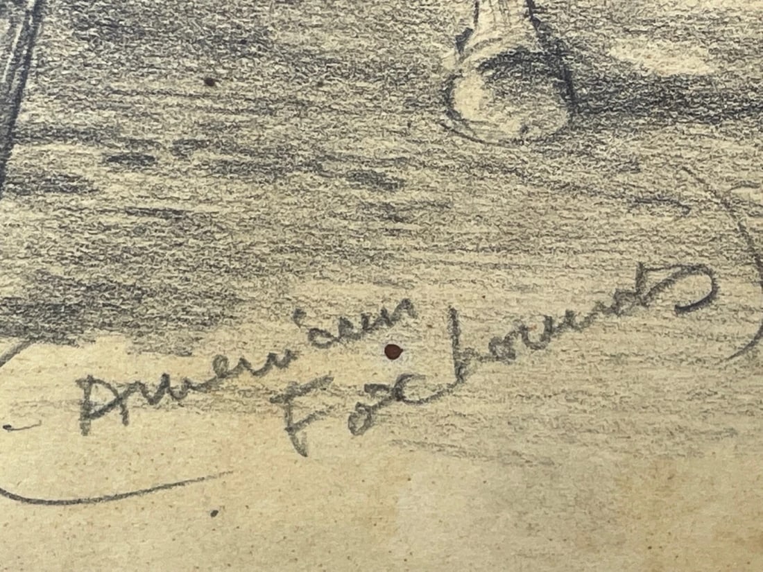 Hunting Drawing Heightened With White of American Foxhounds by Michael Lyne - 11