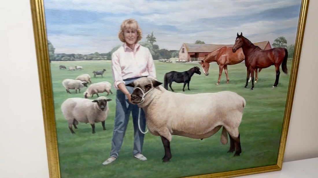 Royal Country Portrait Camilla Queen Consort At Wiltshire Farm Prized Animals - 2