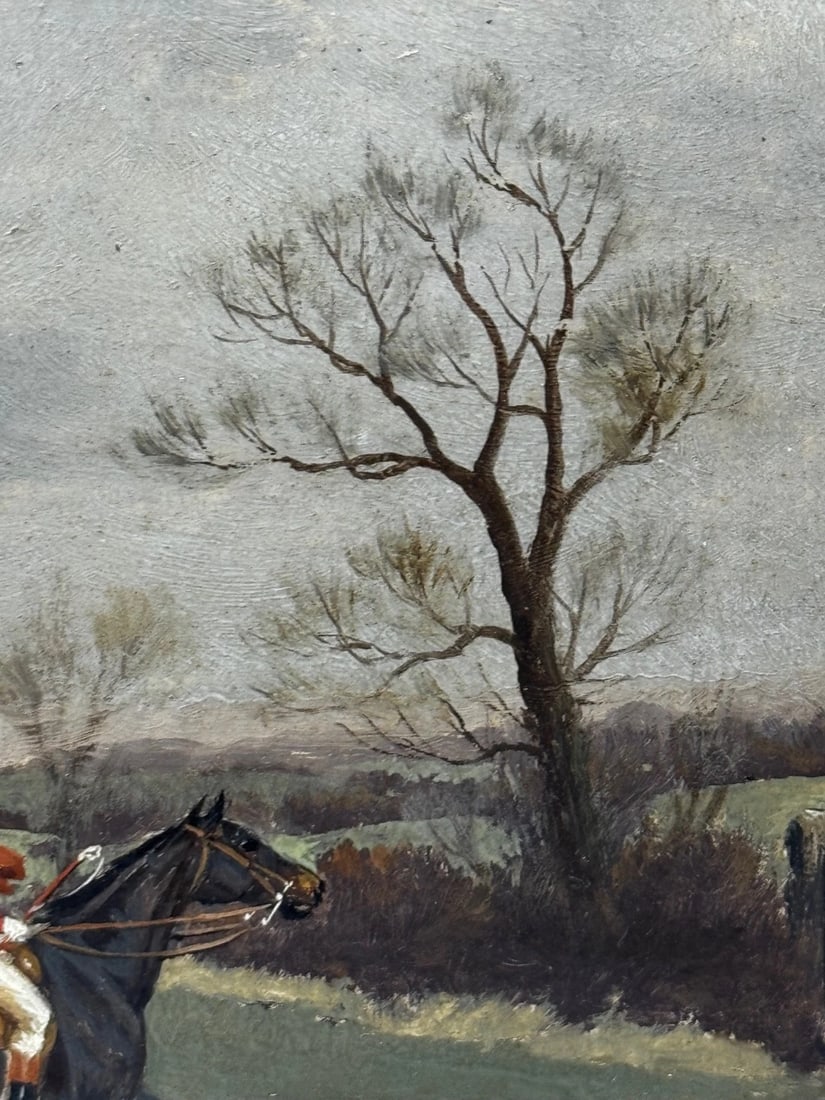Victorian Oil Painting C1880 Full Cry (The Berkeley Hunt) By Charles Faulkner - 18