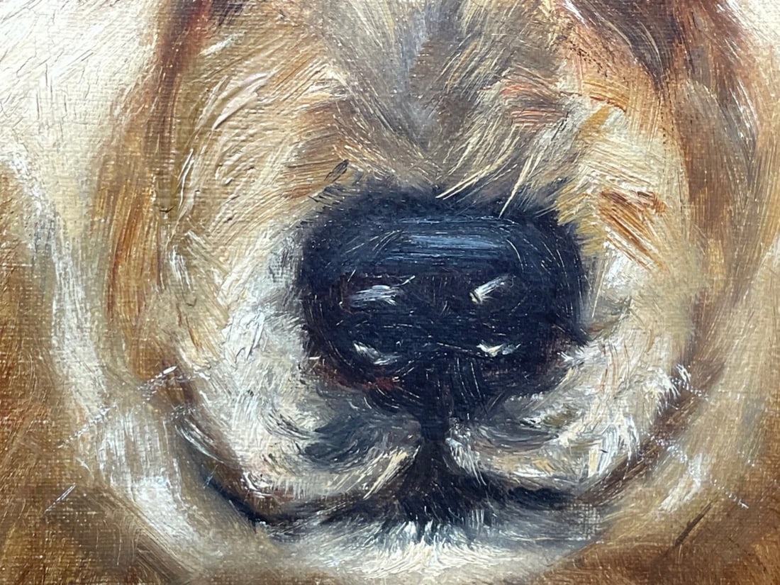 Painting Général Symon & Ping-Ching Two Chinese Chow Chow Dogs By Zilia Klias - 13