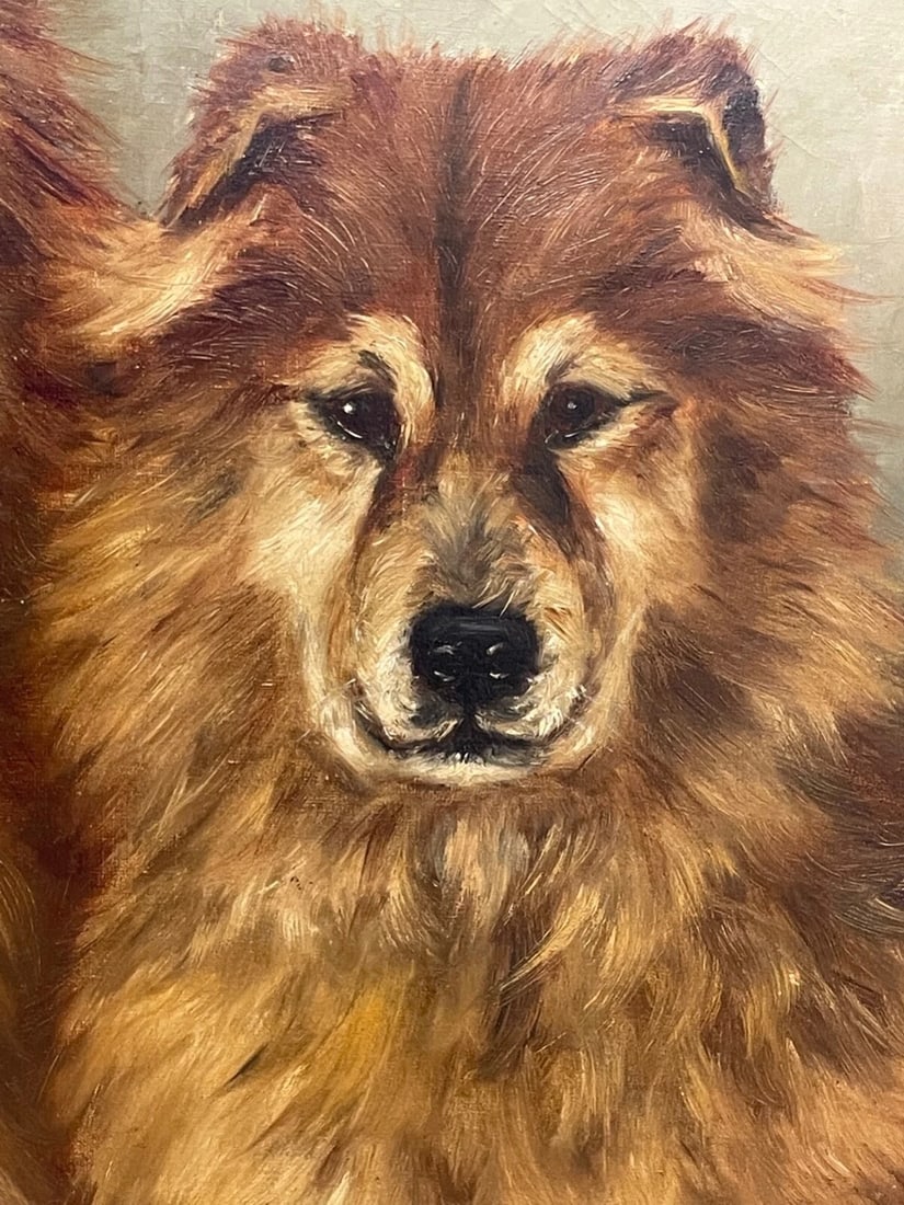 Painting Général Symon & Ping-Ching Two Chinese Chow Chow Dogs By Zilia Klias - 8