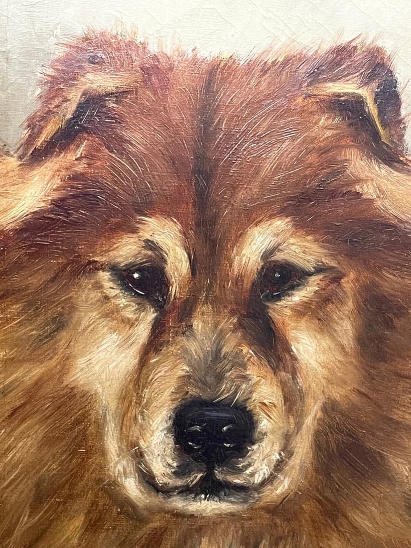 Painting Général Symon & Ping-Ching Two Chinese Chow Chow Dogs By Zilia Klias - 9