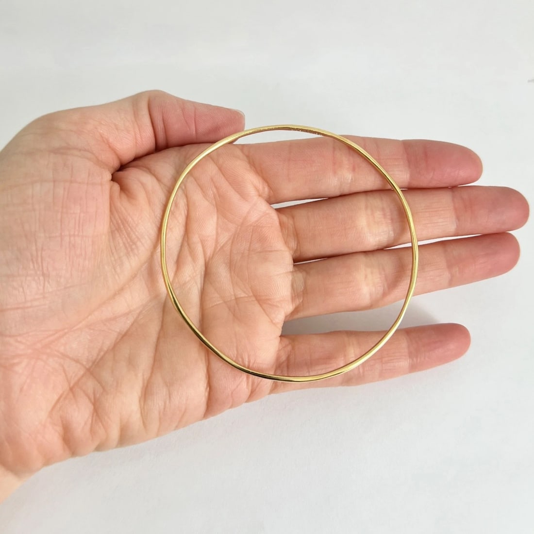 Ippolita Classico Smooth Squiggle Bangle Bracelet 18K Yellow Gold, 6.09 Grams - 2