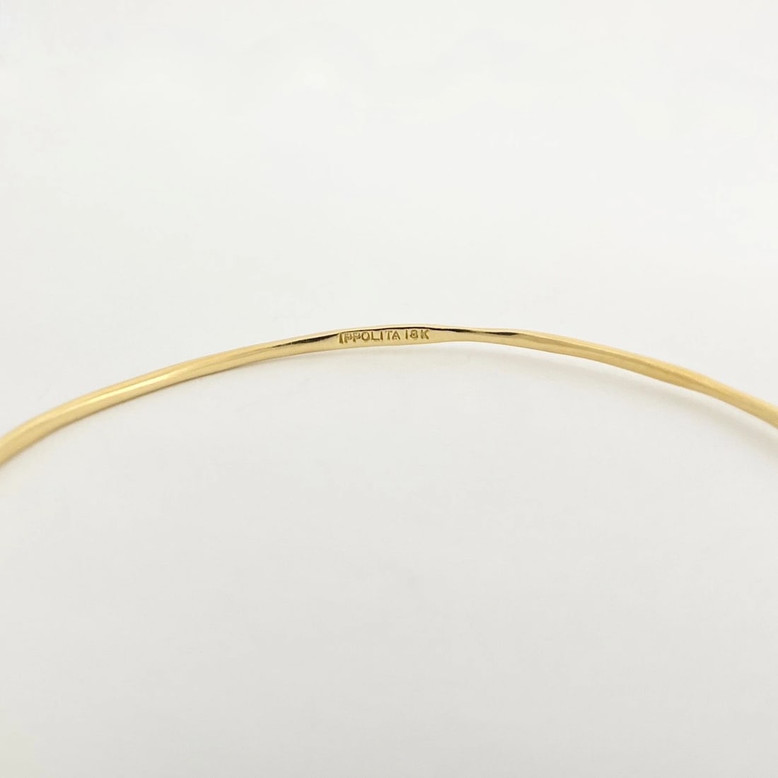 Ippolita Classico Smooth Squiggle Bangle Bracelet 18K Yellow Gold, 6.09 Grams - 8