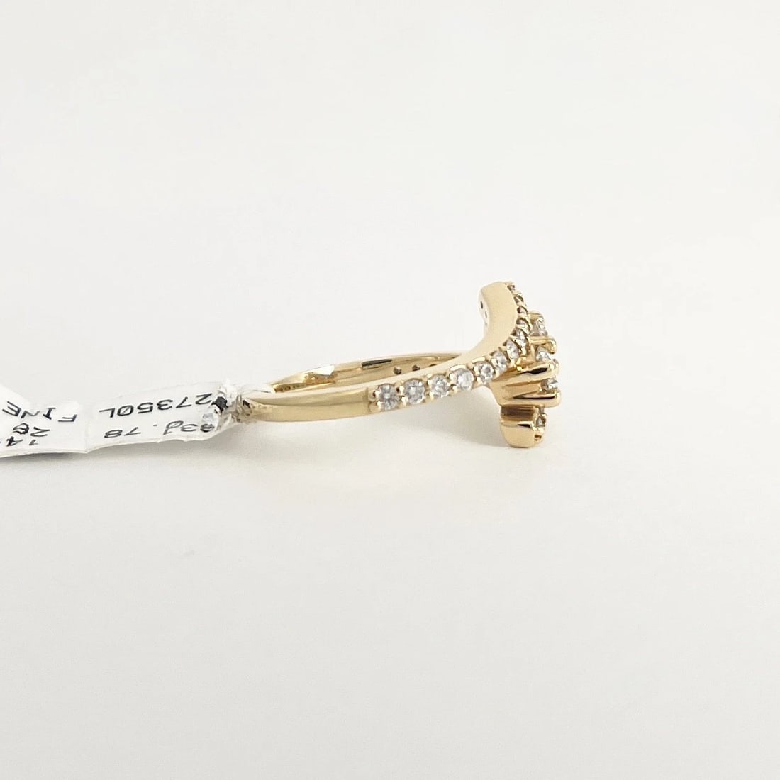 2-Stone Diamond Crossover Wrap Bypass Ring 14K Yellow Gold, .78 CTW - 5