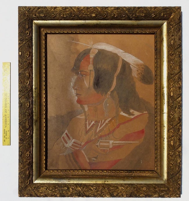 Portrait of an American Indian - 4