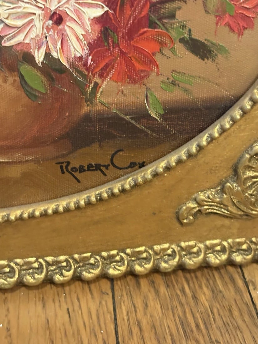 Robert Cox Oil On Board Still Life Painting - 4
