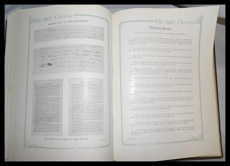1921 Cactus University of Texas Annual - 20