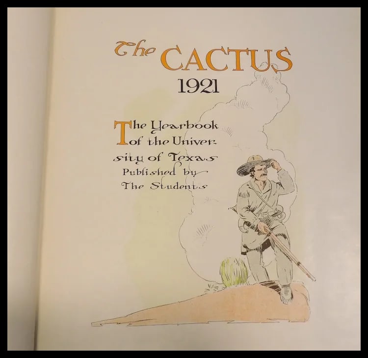 1921 Cactus University of Texas Annual - 7
