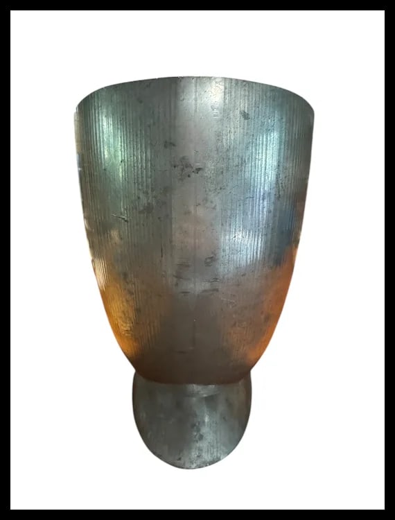 Vintage Orfevrerie French Signed Taittinger Pewter Double Magnum Champagne Bucket - 9