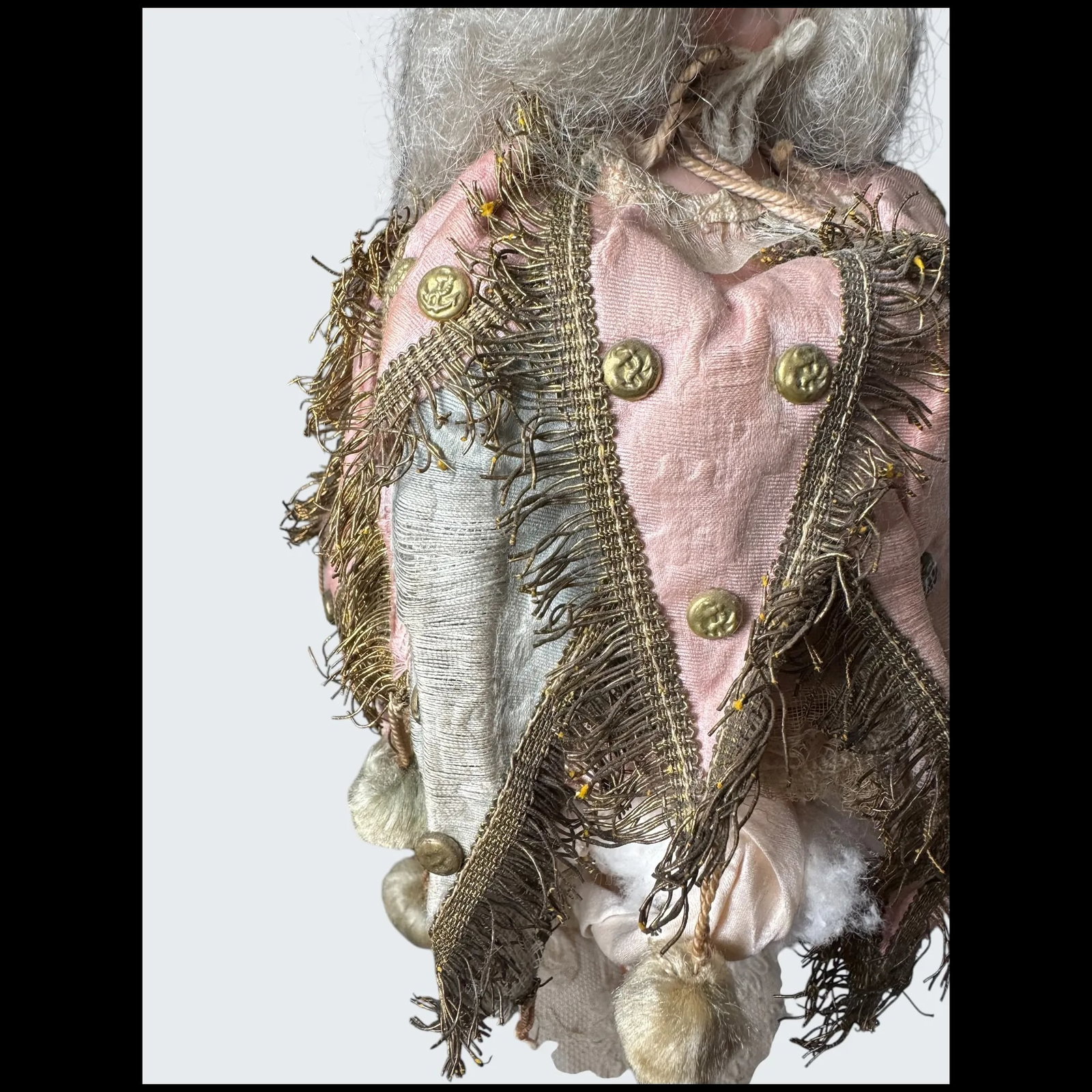 All original A.M 3200 bisque shoulder head musical Marotte, German for French market, circa 1890, - 5