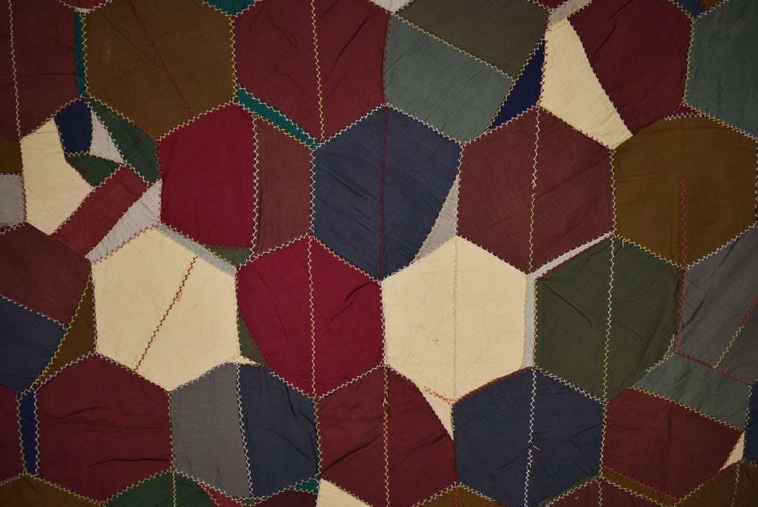 Rare 1880's Amish Crazy Quilt, Published - 2