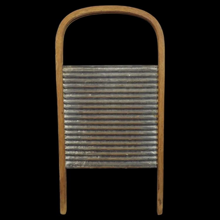 Rare Antique Bent Wood Wash Board (1 of 8)