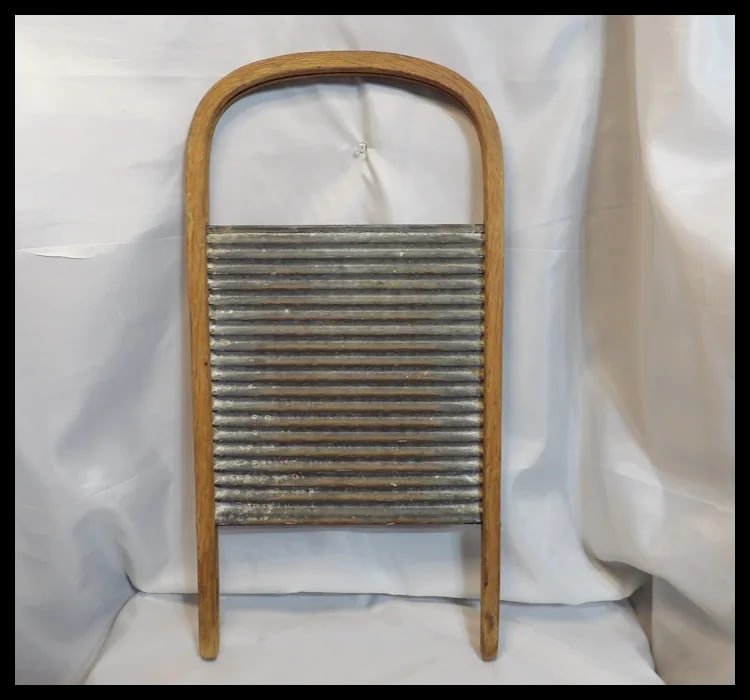 Rare Antique Bent Wood Wash Board - 2