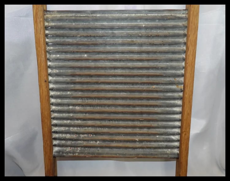 Rare Antique Bent Wood Wash Board - 5