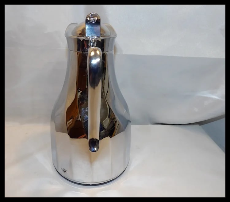 Vintage MCM Alfi West Germany Chrome Coffee Carafe - 3