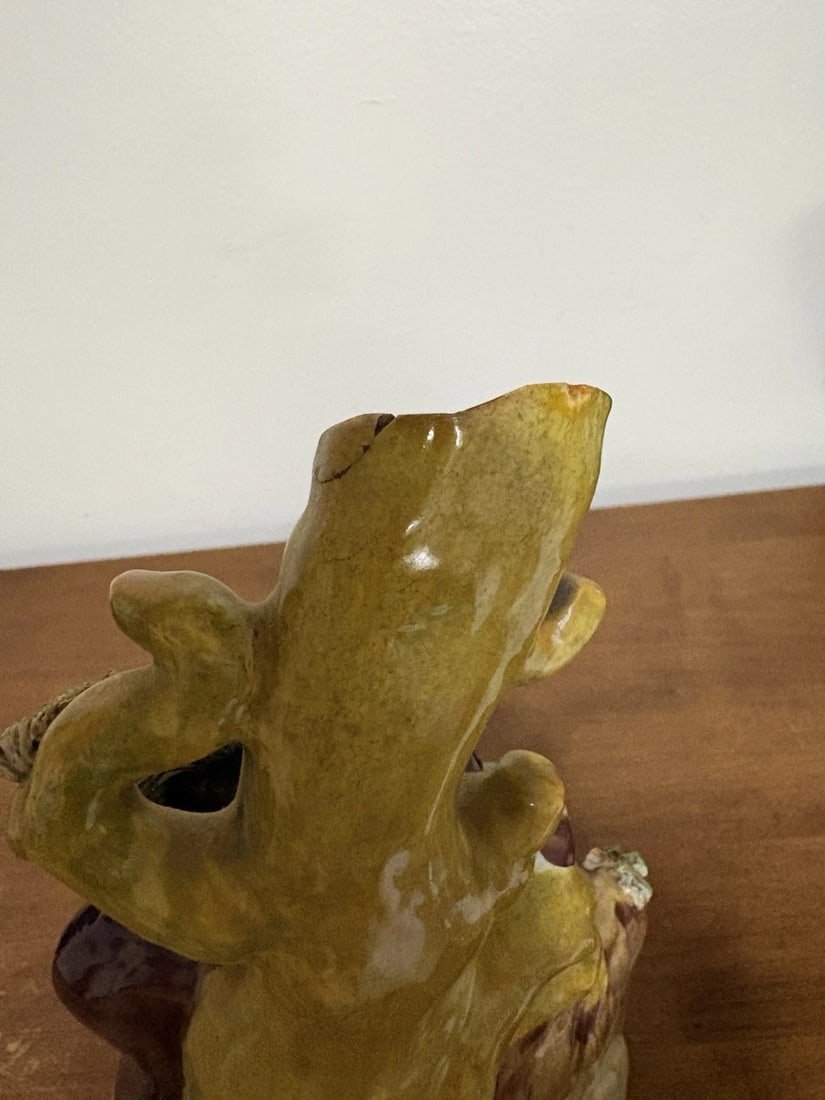 Staffordshire Man & Woman Figural Spill Vase - 7
