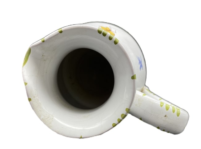 Moustiers French Faience Oiseau Bird Milk Pitcher - 6