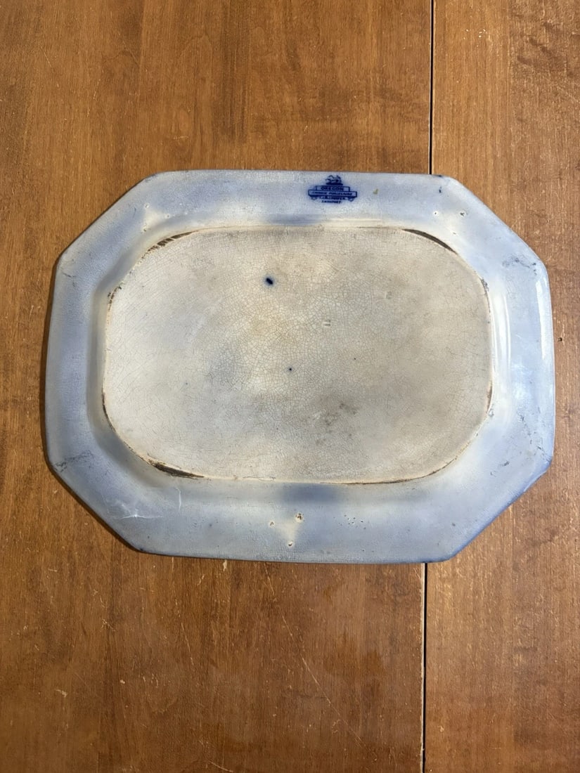 Oregon Flow Blue Platter - 3