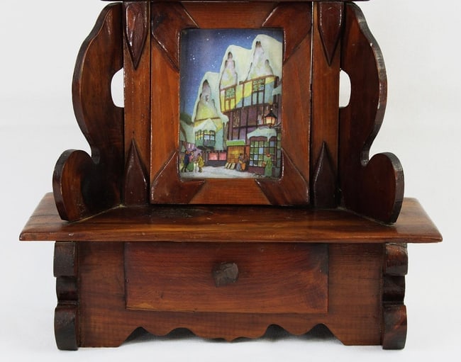 A miniature dresser decorated with a heart and diamonds. - 5