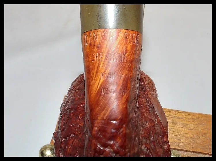 Ben Wade Danish Pride Partially Sandblasted Freehand Tobacco Pipe - 3
