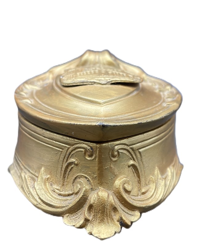 Antique Chicago Post Office Jewelry Casket - 4