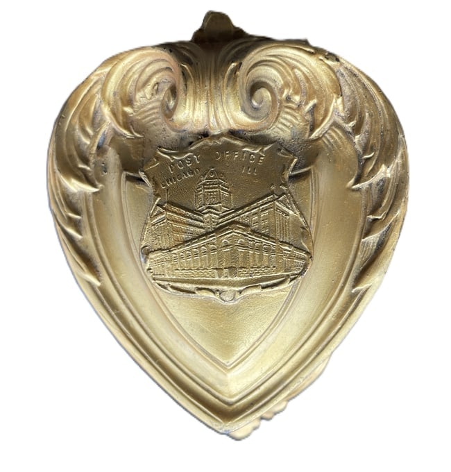 Antique Chicago Post Office Jewelry Casket - 7