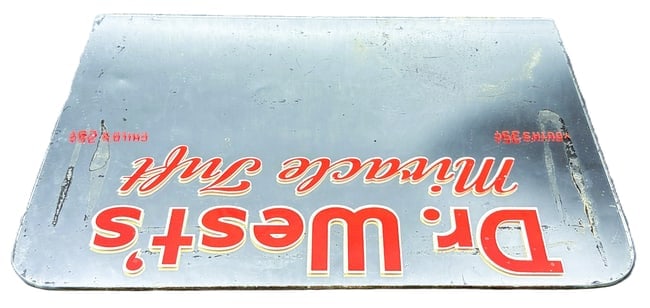1930's Dr. West's Toothbrush DENTAL ADVERTISING Mirror - 4