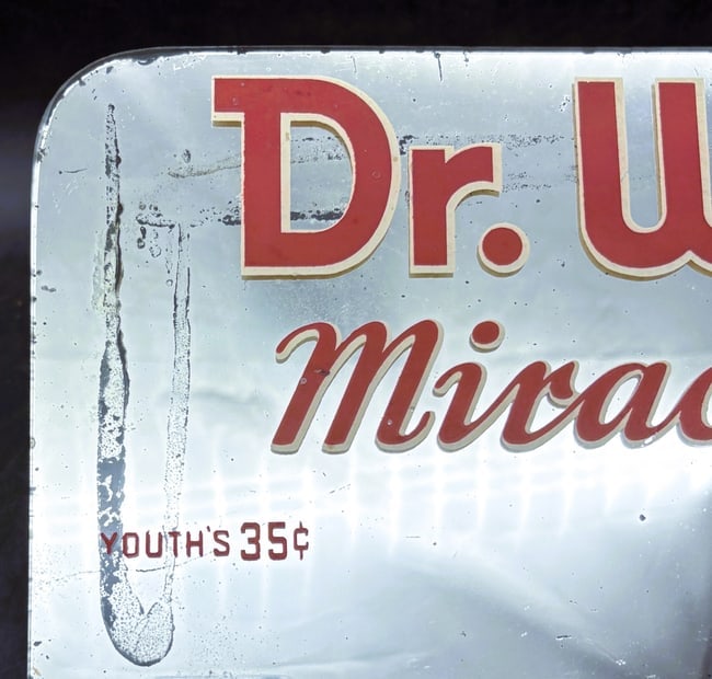 1930's Dr. West's Toothbrush DENTAL ADVERTISING Mirror - 6