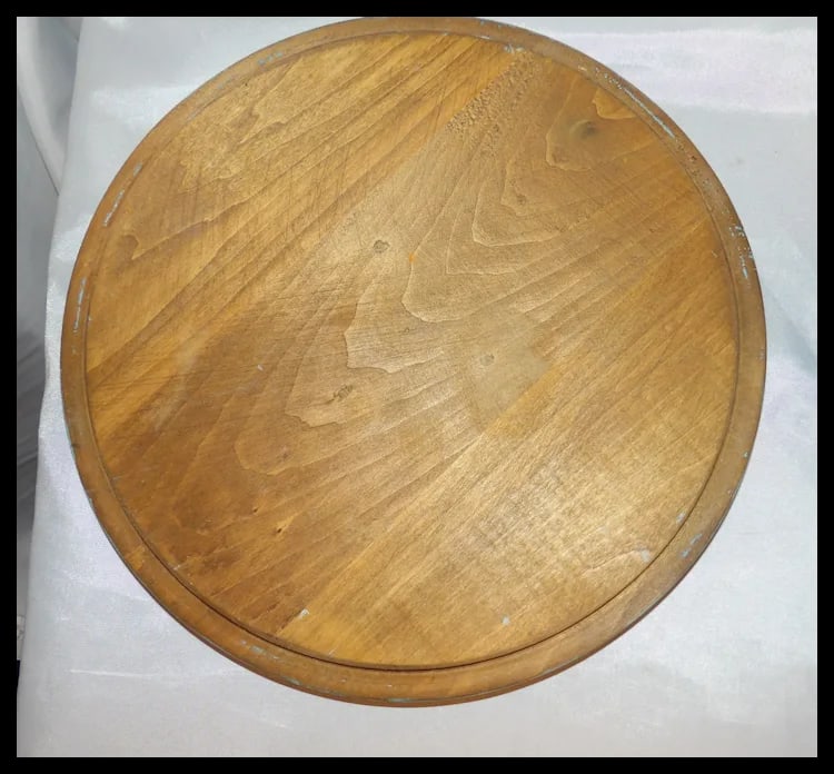 Folk Art Basket with Ducks and Flowers- Solid Wood Lid - 7
