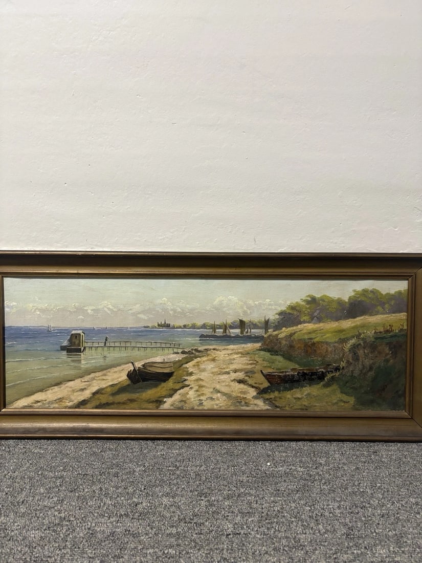Oil On Canvas Seascape Painting - 2