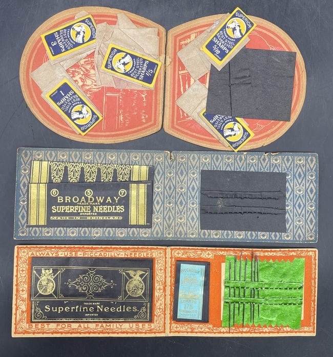 VINTAGE NEEDLE BOOKS: 1950's - 4
