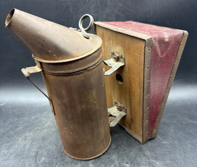 Vintage Woodman's Famous Bingham Bee Smoker - Early 1900s - 2